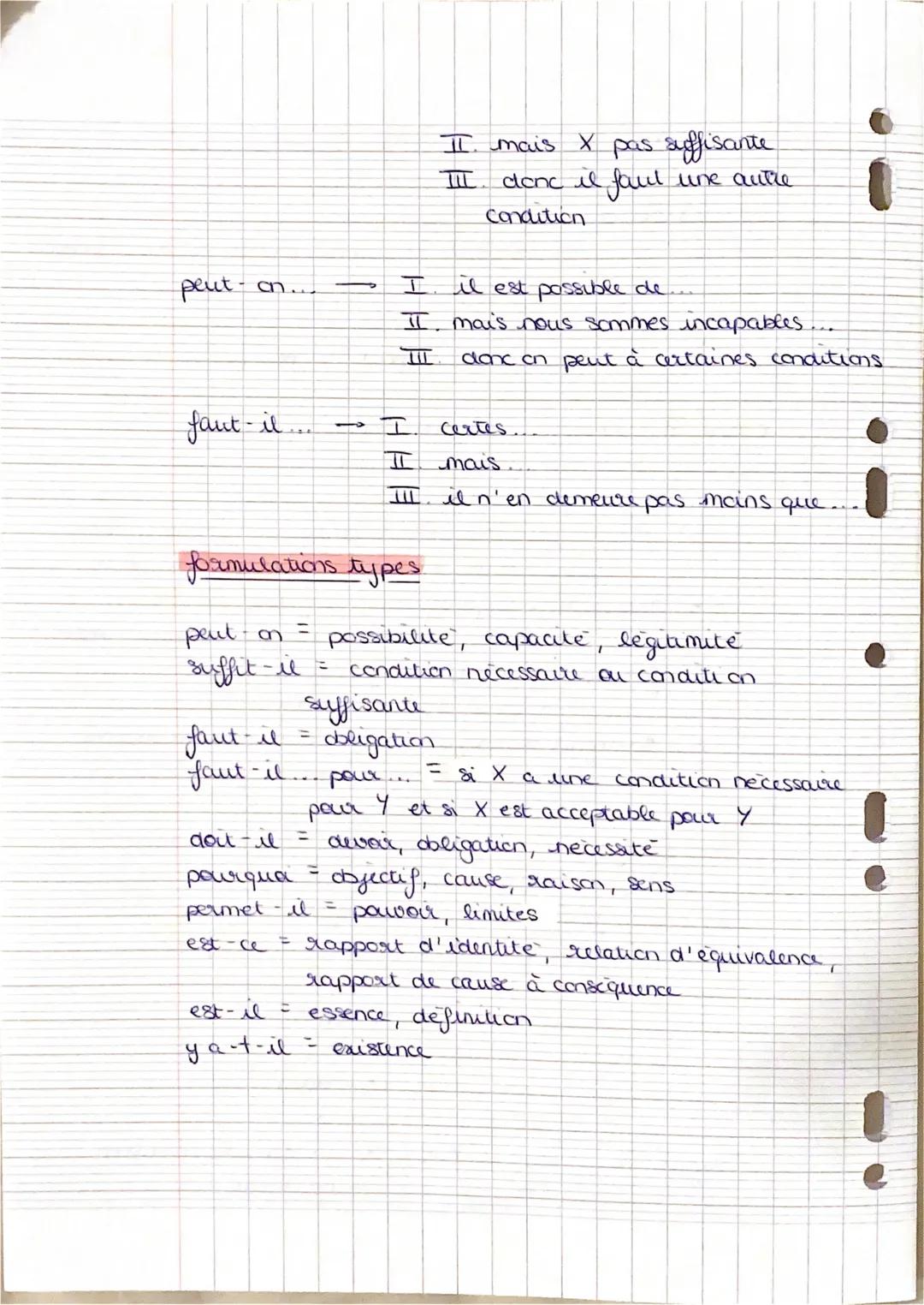 dissertation
étape 1: analyser le sujet
a) analyser le présuppose au sujet
- adverbes, alternatives (... o....),
formules restric