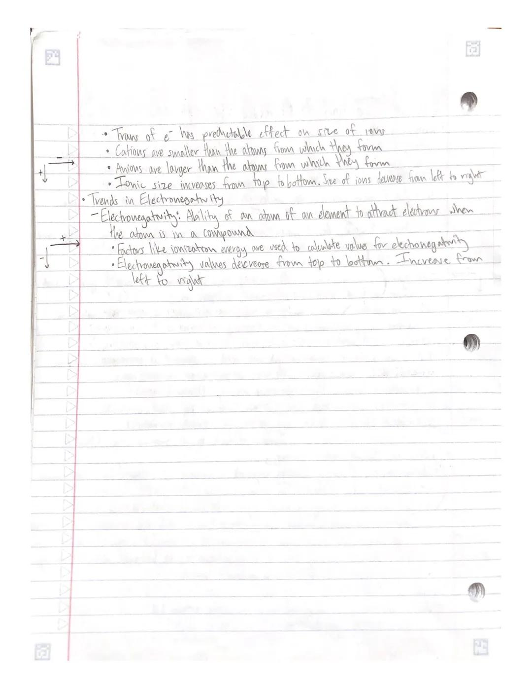 Ch. 6-Section 3 (Periodic Trends)
•Trends in Atomic Size
-Way to think about atomre size is look at units formed when atoms
of some element