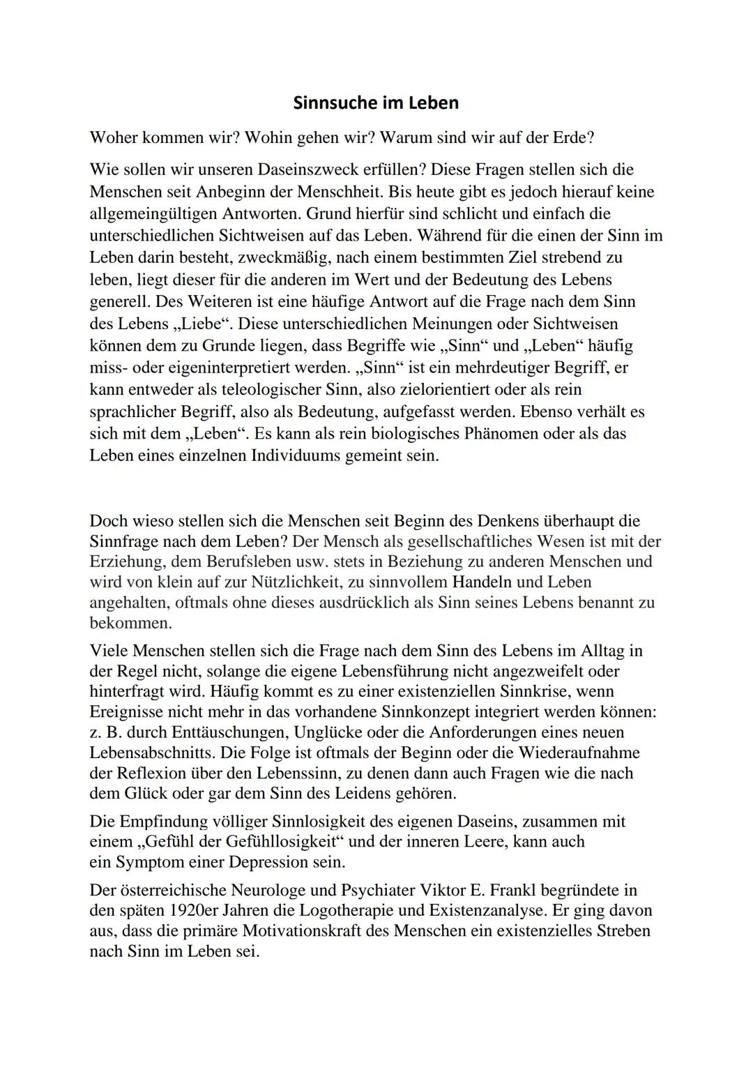 # Sinnsuche im Leben
Woher kommen wir? Wohin gehen wir? Warum sind wir auf der Erde?
Wie sollen wir unseren Daseinszweck erfüllen? Diese F