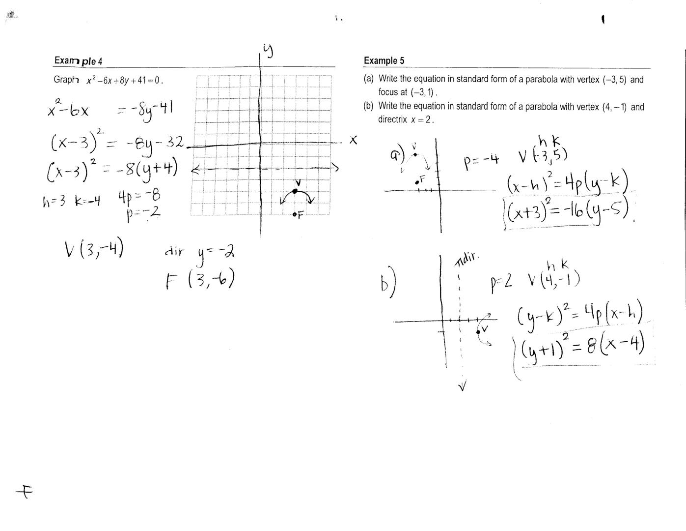 1
Conics
A conic section (or simply conic) is the intersection of a plane and a
double-napped cone
●
●
Introduction to Conics: Parabolas
In