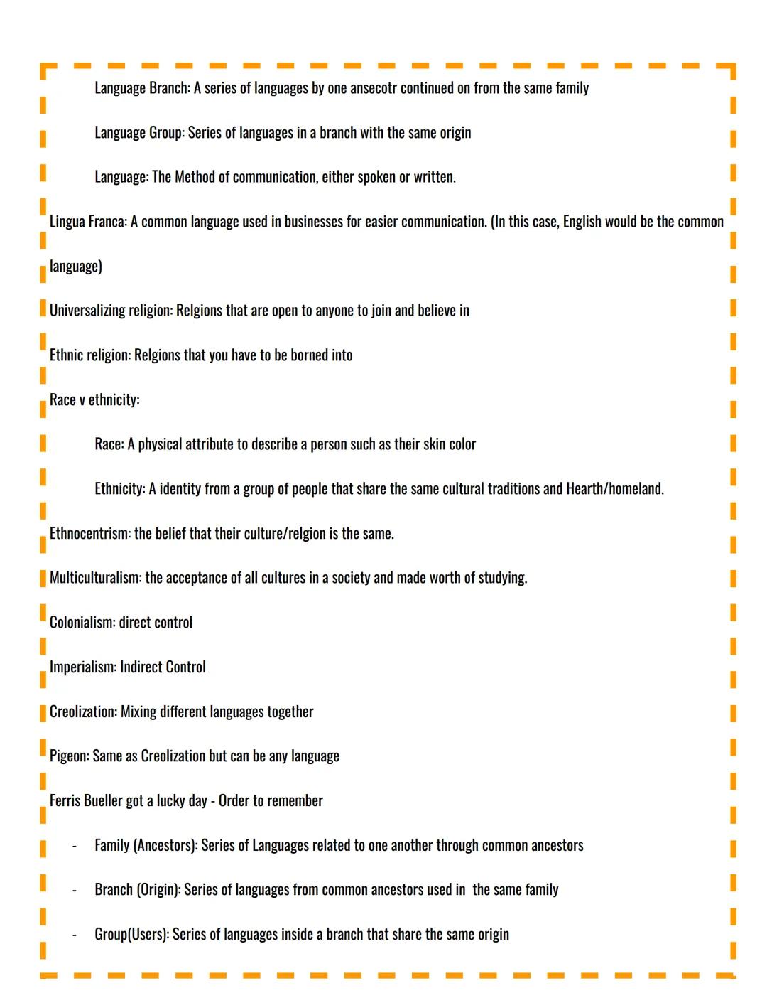AP HUMAN GEOGRAPHY: UNIT 3 VOCAB
Hearth: The origin
Contagious diffusion: spread virally
Hierarchical diffusion: Spread from someone who