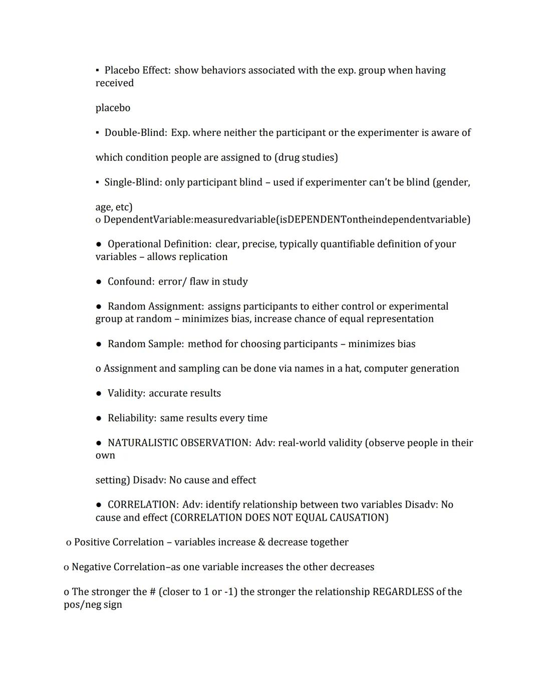 AP Psychology:
History and Approaches Notes:
• EARLY APPROACHES
o Structuralism - used INTROSPECTION (act of looking inward to examine menta