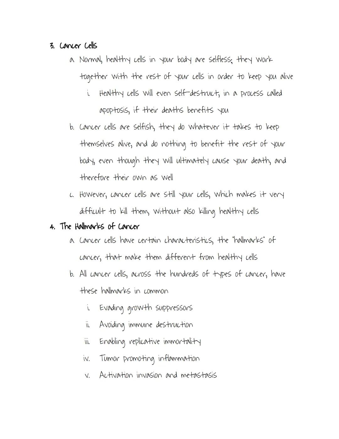 Cancer Notes
I Cancer In The US today
a The Reality of Cancer
11.
III.
iv.
Cancer is the second leading cause of death in the U.S.
1,762,450