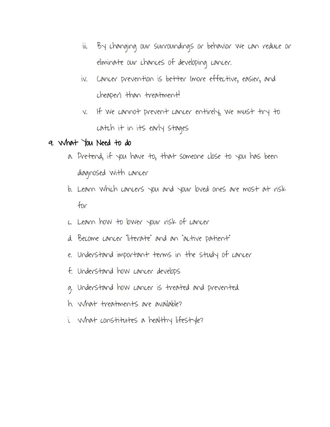 Cancer Notes
I Cancer In The US today
a The Reality of Cancer
11.
III.
iv.
Cancer is the second leading cause of death in the U.S.
1,762,450
