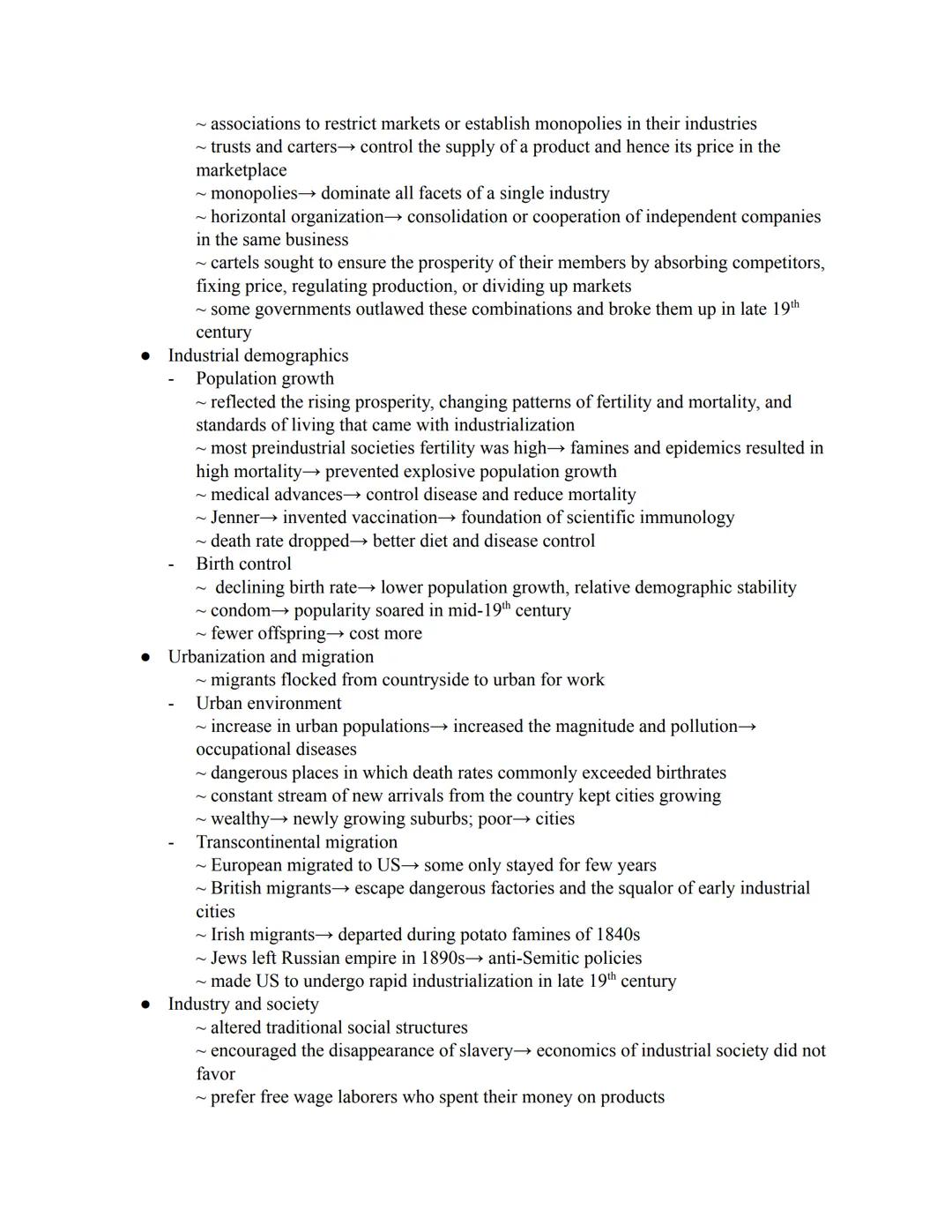 Chapter 29 note
Foundation of industrialization
~started in Britain
~ high agriculture production→ population growth→ work other than cultiv