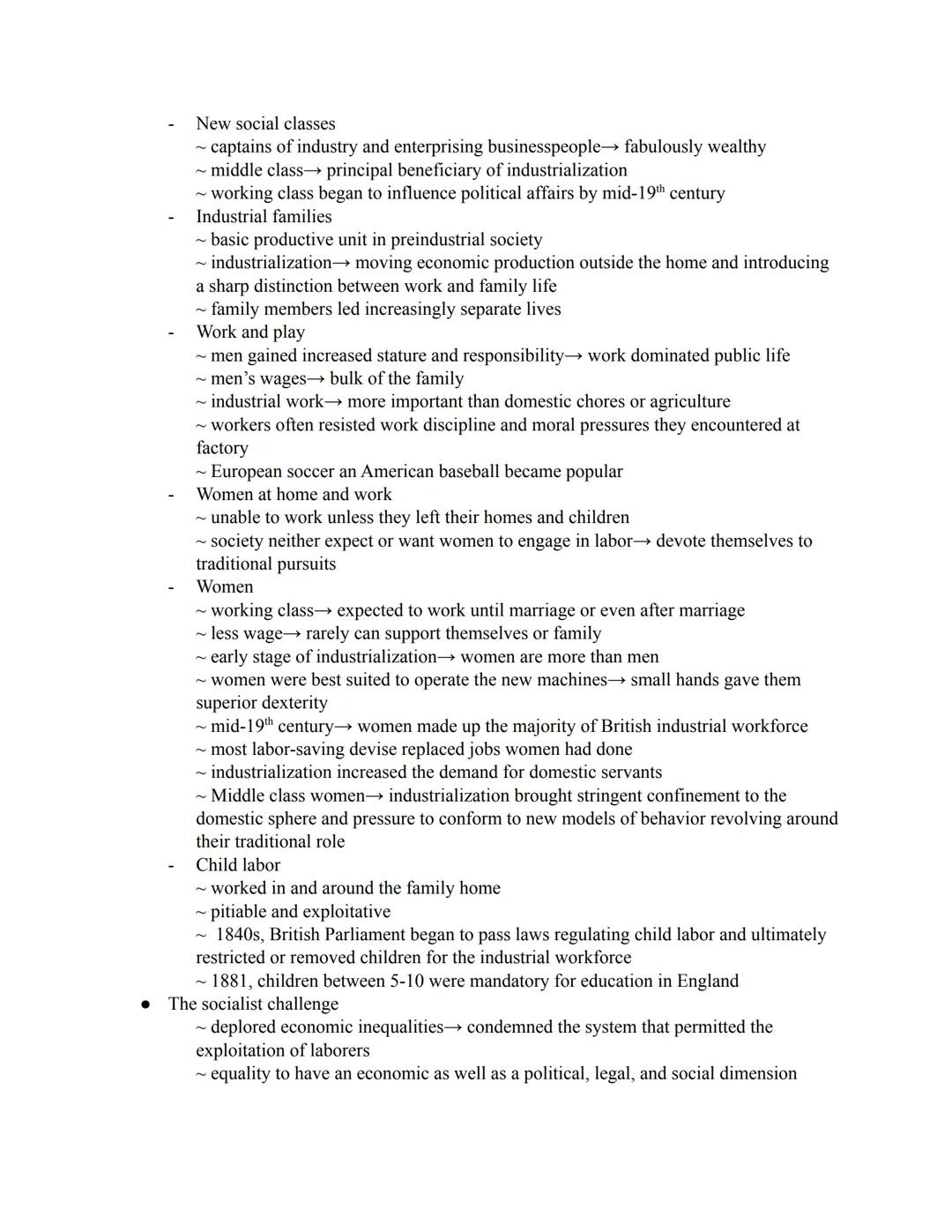 Chapter 29 note
Foundation of industrialization
~started in Britain
~ high agriculture production→ population growth→ work other than cultiv