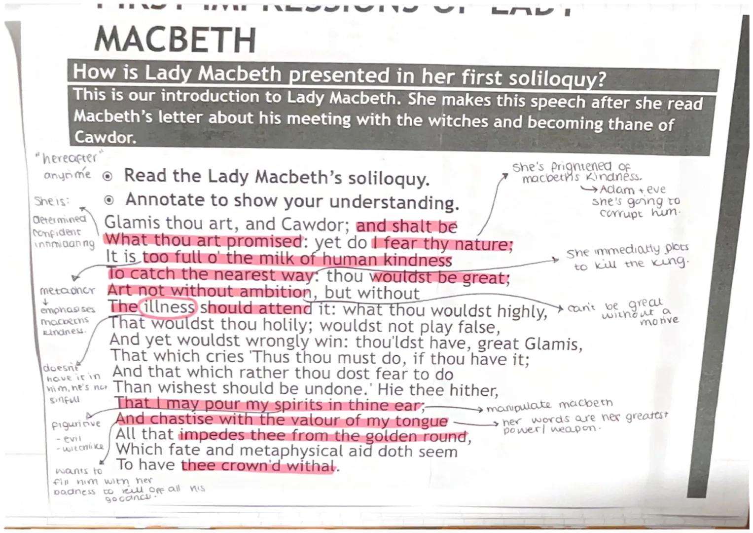MACBETH'S SOLILOQUY
doubts
knows he'll back out
If it were done when/'tis done, then 'twere well
It were done quickly: if the assassination