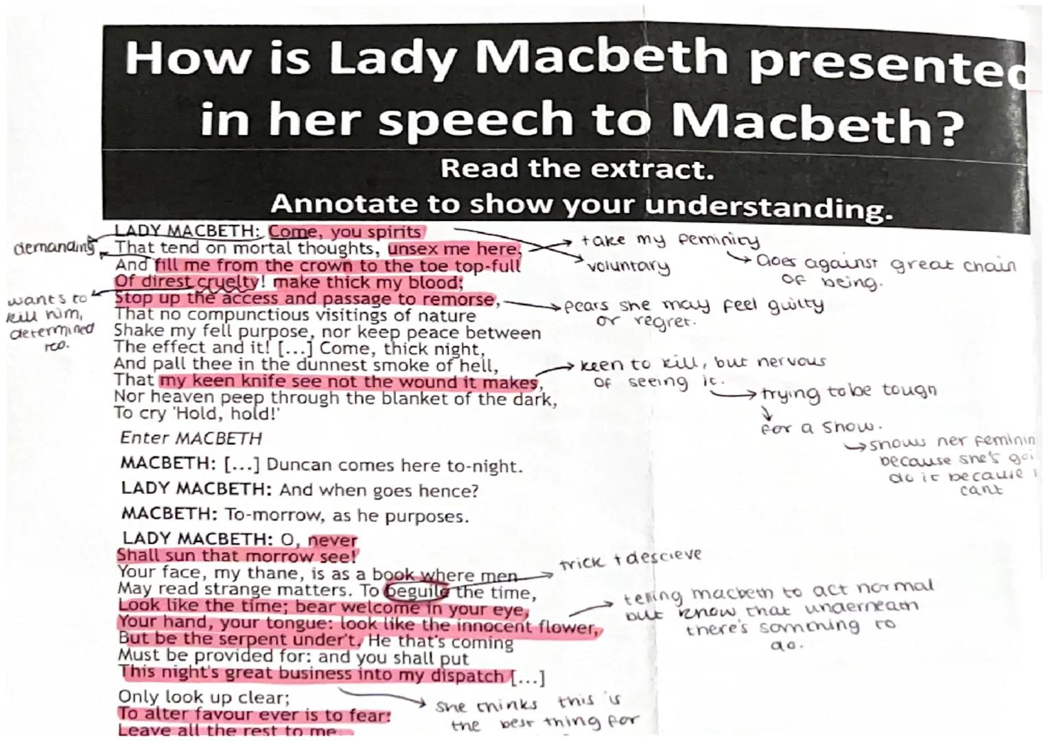 MACBETH'S SOLILOQUY
doubts
knows he'll back out
If it were done when/'tis done, then 'twere well
It were done quickly: if the assassination