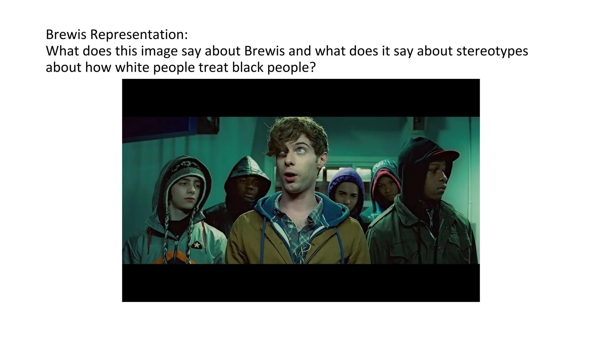 Visual Example: Look at these two images of Moses
One is from the start of the film and one from near the end of the film
How has the repres