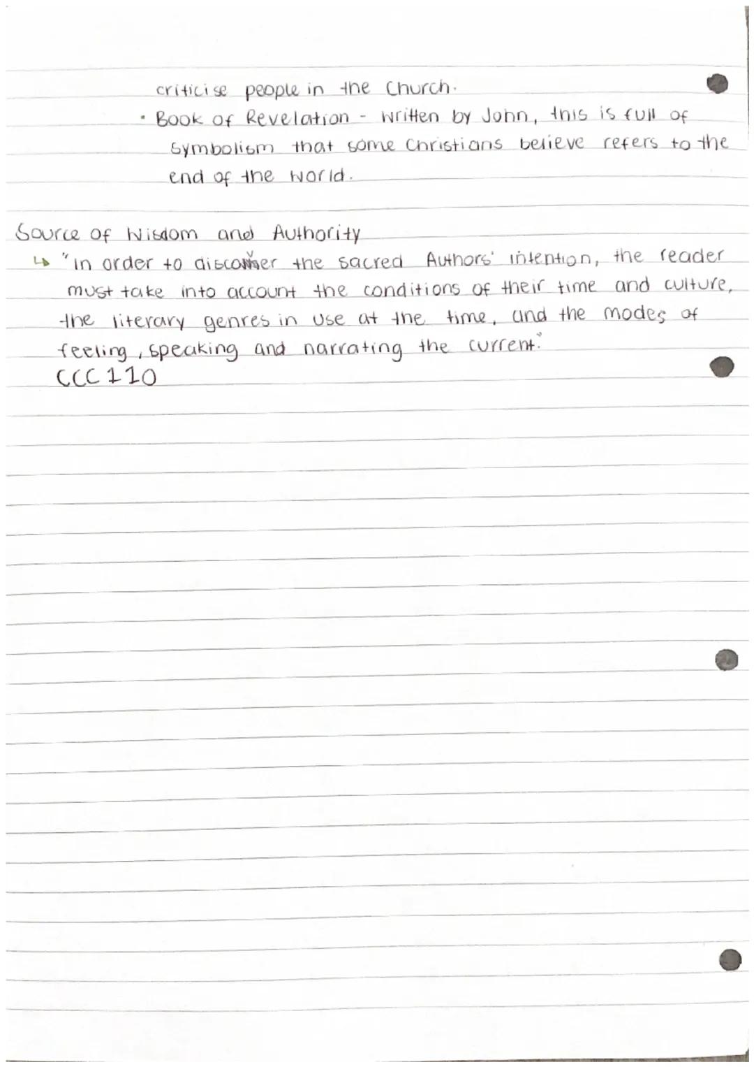 The Bible
How the Bible is structured
1 The Bible is divided into two large sections called the old and
New testament. The word 'testament'