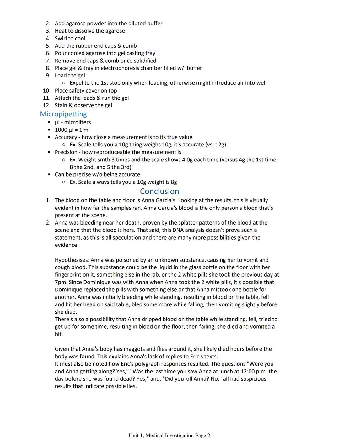 1.1.6 DNA Analysis
Tuesday, September 28, 2021
Notes
Digest - cutting DNA-> separating DNA pieces -> comparing DNA pieces
• DNA can't be ext