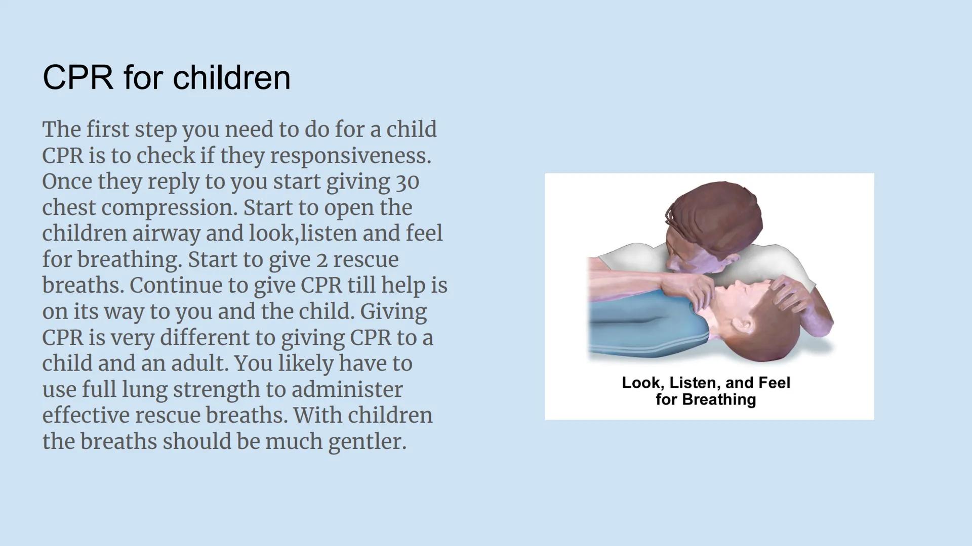 # How to give CPR
-Dulce Castellon First step-
The first thing you should do
if you see someone harm. You
should always first check
scene