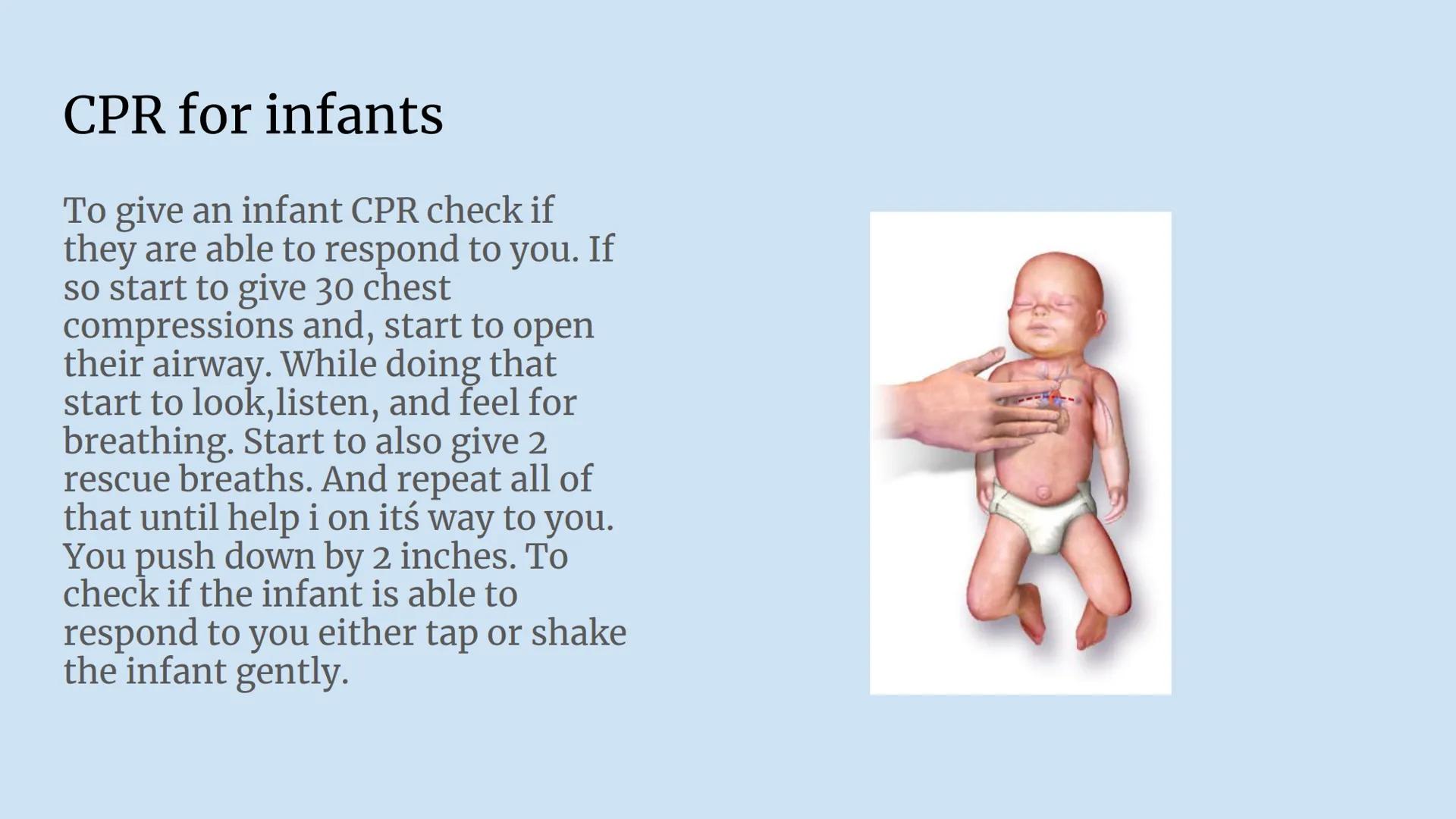 # How to give CPR
-Dulce Castellon First step-
The first thing you should do
if you see someone harm. You
should always first check
scene
