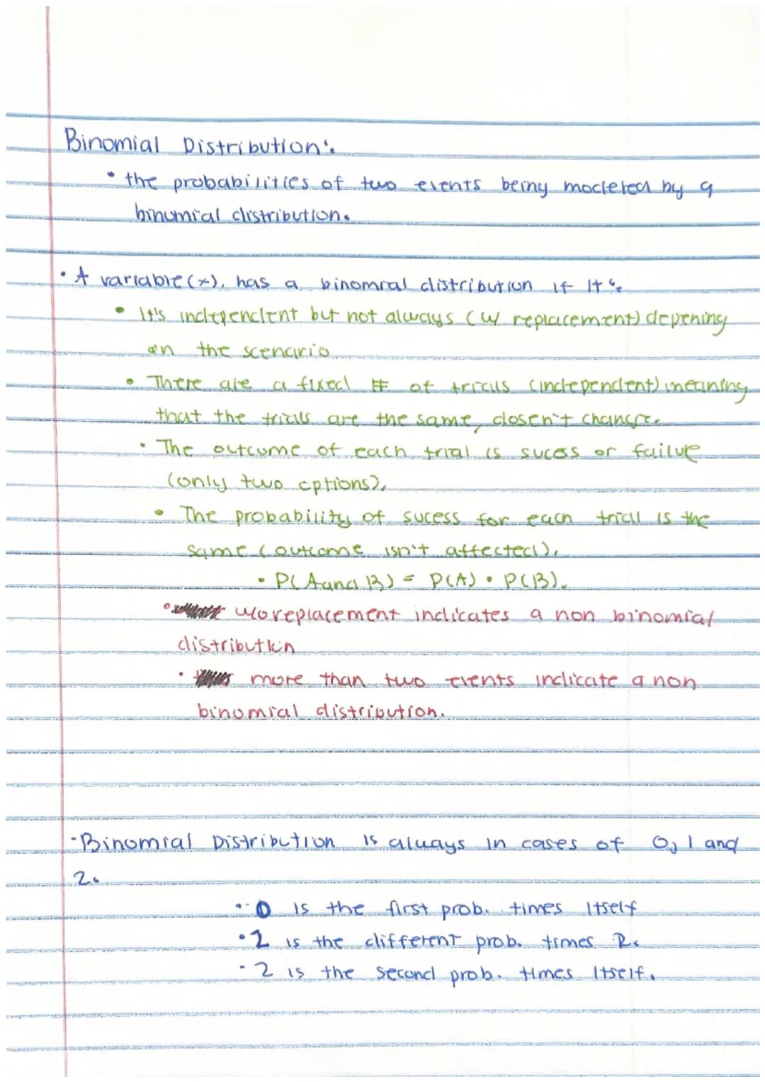 6.04 Binomial Distributions.
Identify distributions and create a binomial distribution. Binomial Distribution.
the probabilities of two even