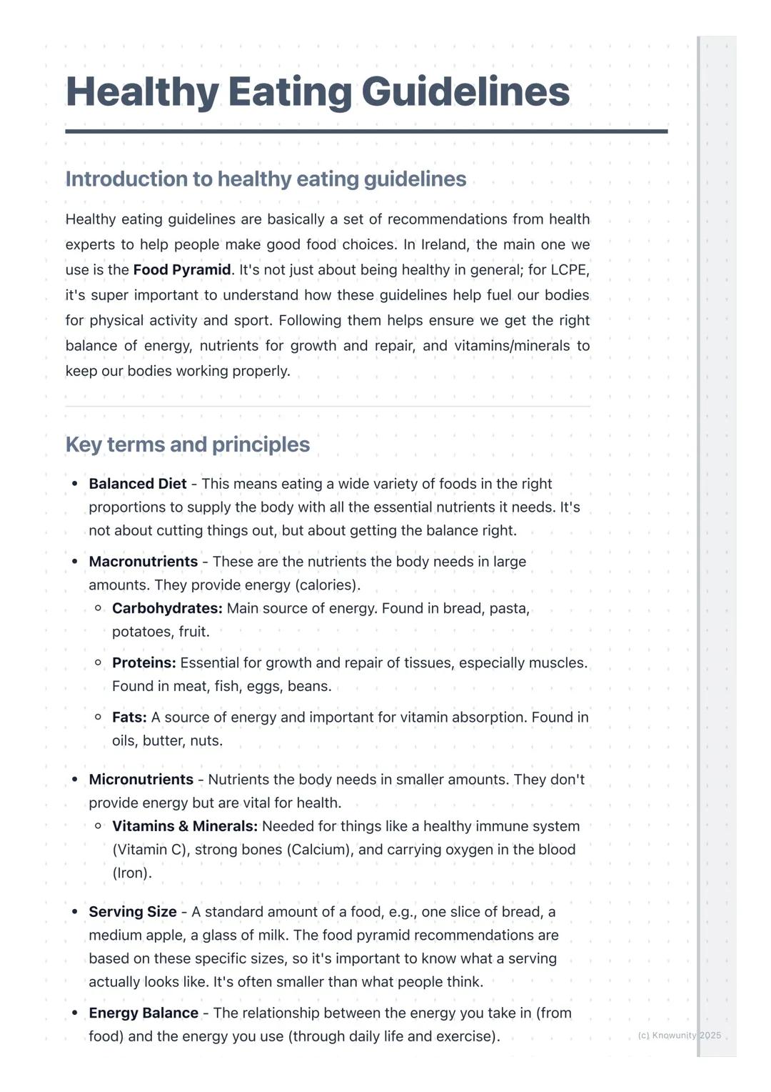 # Healthy Eating Guidelines
## Introduction to healthy eating guidelines
Healthy eating guidelines are basically a set of recommendations