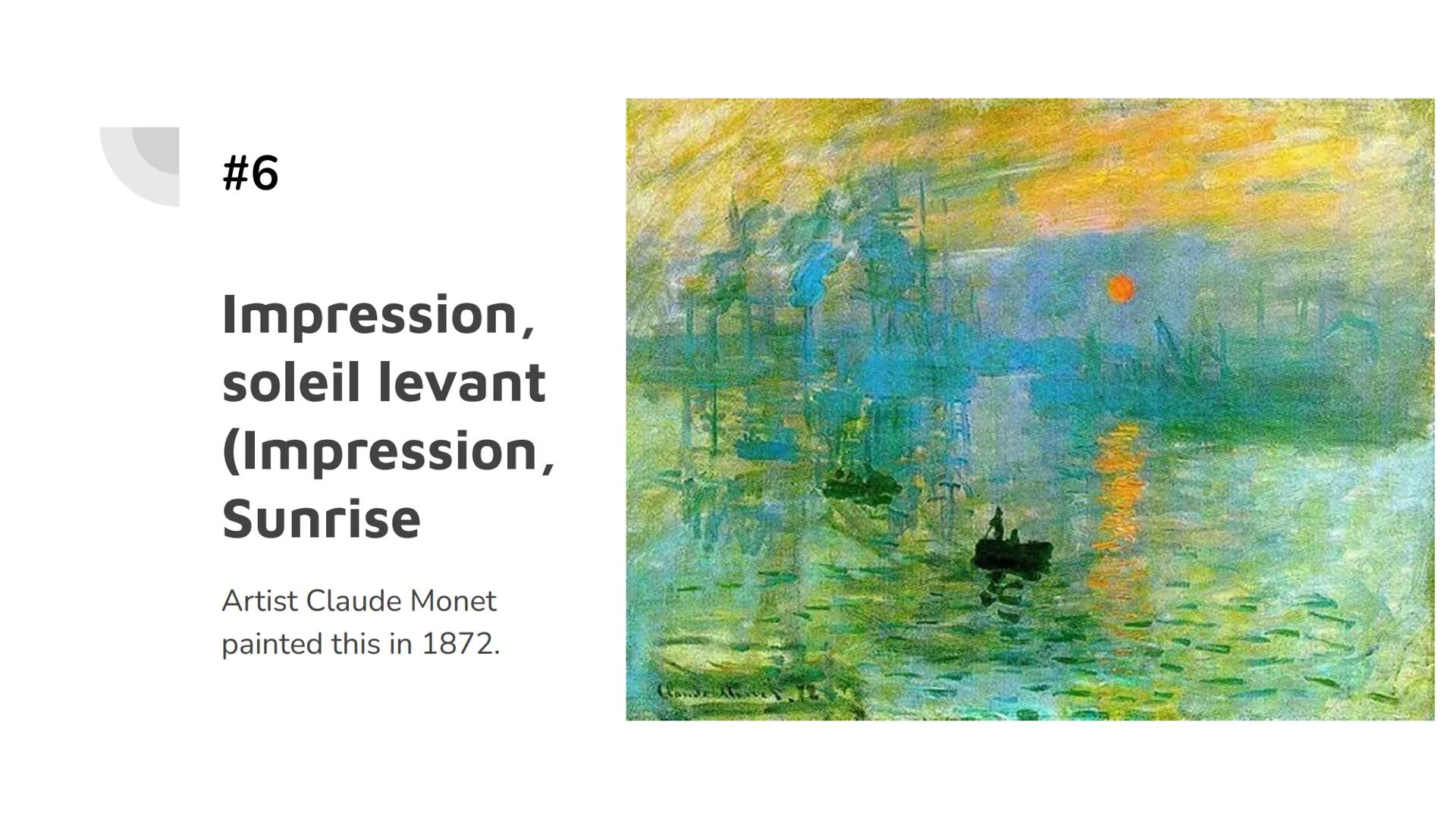 Cultural Project- Top 10
Famous French Paintings
Cecilya Guilbault #1
Nympheas (Water Lilies)
Painted by Claude Monet in the time
period of