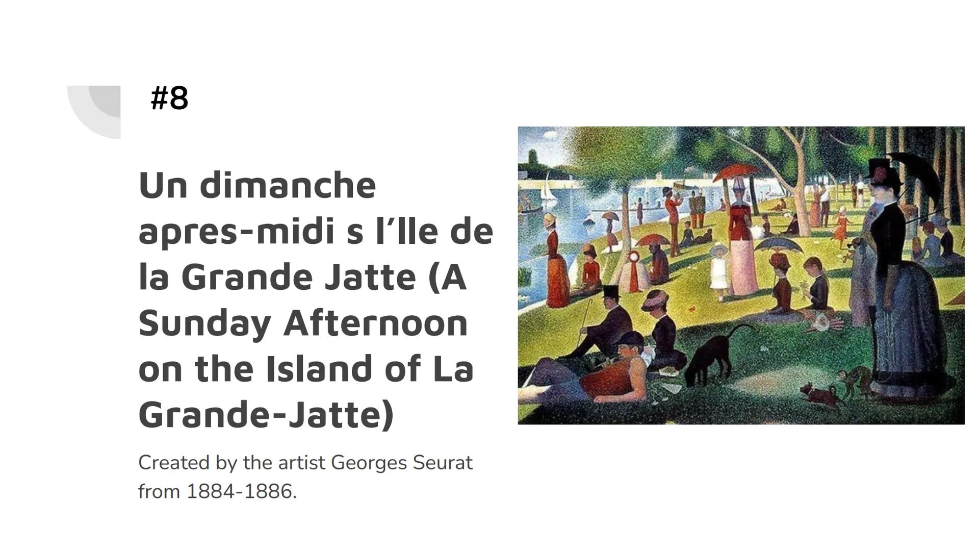 Cultural Project- Top 10
Famous French Paintings
Cecilya Guilbault #1
Nympheas (Water Lilies)
Painted by Claude Monet in the time
period of