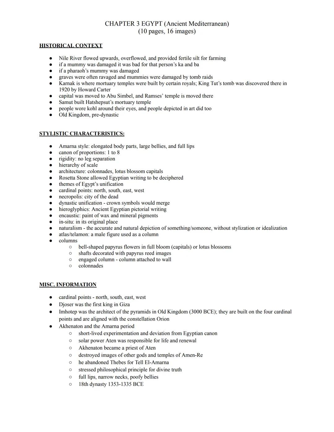 HISTORICAL CONTEXT
●
●
●
●
●
●
●
●
●
STYLISTIC CHARACTERISTICS:
●
●
●
● Amarna style: elongated body parts, large bellies, and full lips
can
