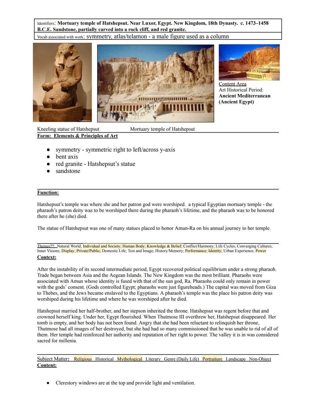 HISTORICAL CONTEXT
●
●
●
●
●
●
●
●
●
STYLISTIC CHARACTERISTICS:
●
●
●
● Amarna style: elongated body parts, large bellies, and full lips
can