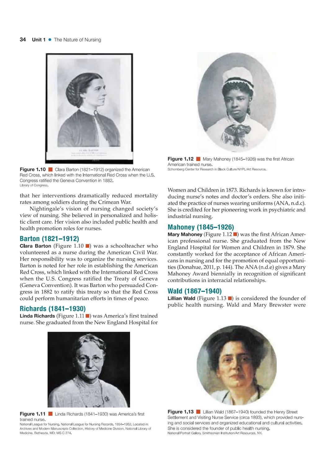 # Chapter 1 Historical and Contemporary Nursing Practice 33
## Figure 1.8
Sairey Gamp, a character in Dickens' book *Martin Chuzzlewit*, r