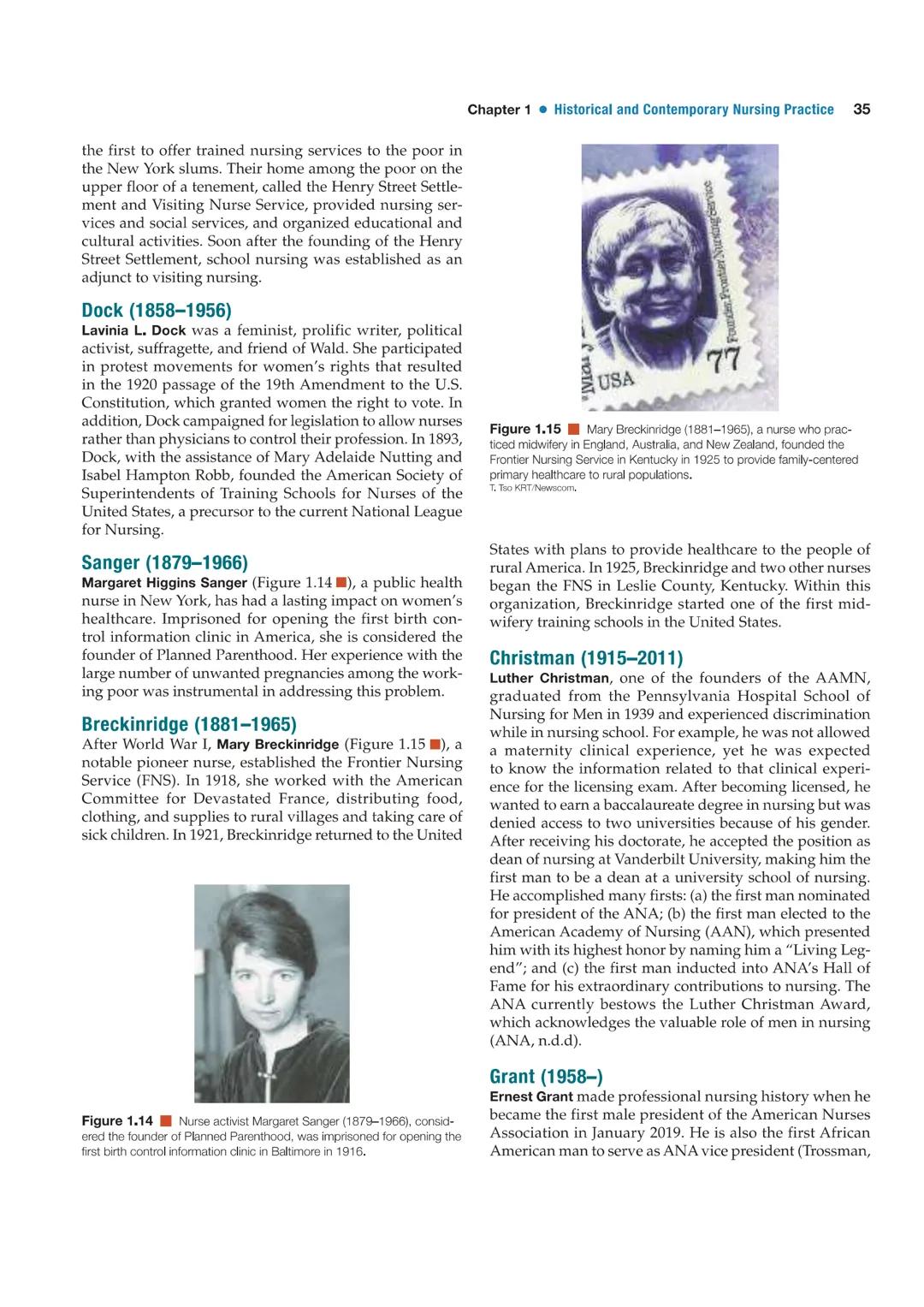 # Chapter 1 Historical and Contemporary Nursing Practice 33
## Figure 1.8
Sairey Gamp, a character in Dickens' book *Martin Chuzzlewit*, r