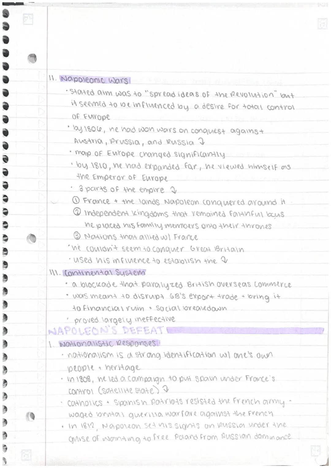 # NAPOLEONIC ERA
NAPOLEON'S RISE!
Not only was the Revolution concerned to enoct the liberall
reforms demanded by the revolutionaries, you