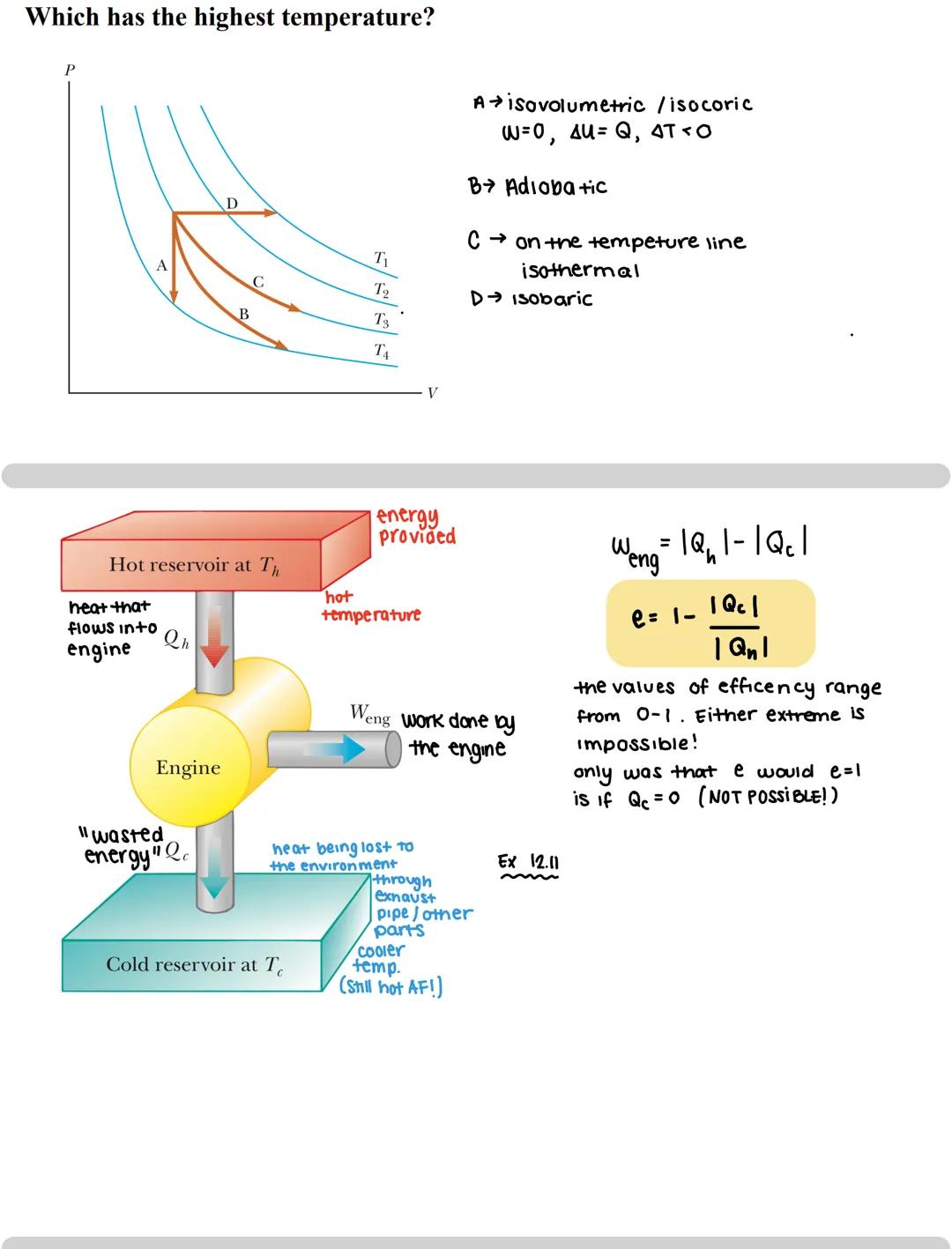 The Laws of Thermodynamics
Work
→F WO
-FW<0
AX ↑ F W=0
environment
↑+
system
A
Fa
Fil
Hexpand
compress
112.
*Work done by the gas
Consider:
