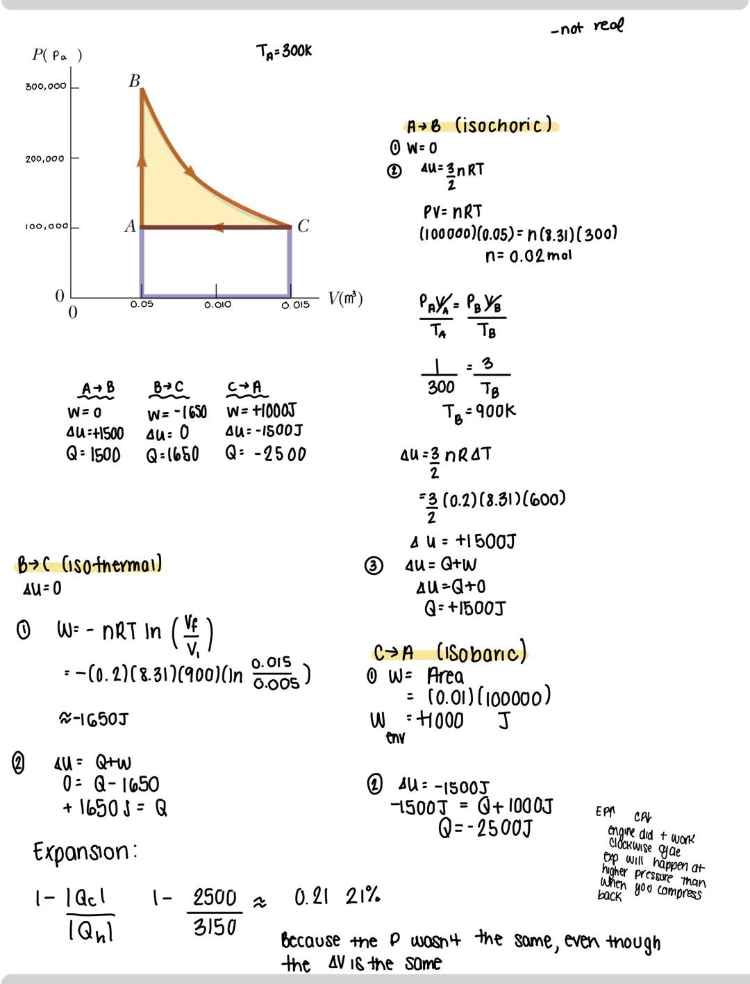 The Laws of Thermodynamics
Work
→F WO
-FW<0
AX ↑ F W=0
environment
↑+
system
A
Fa
Fil
Hexpand
compress
112.
*Work done by the gas
Consider: