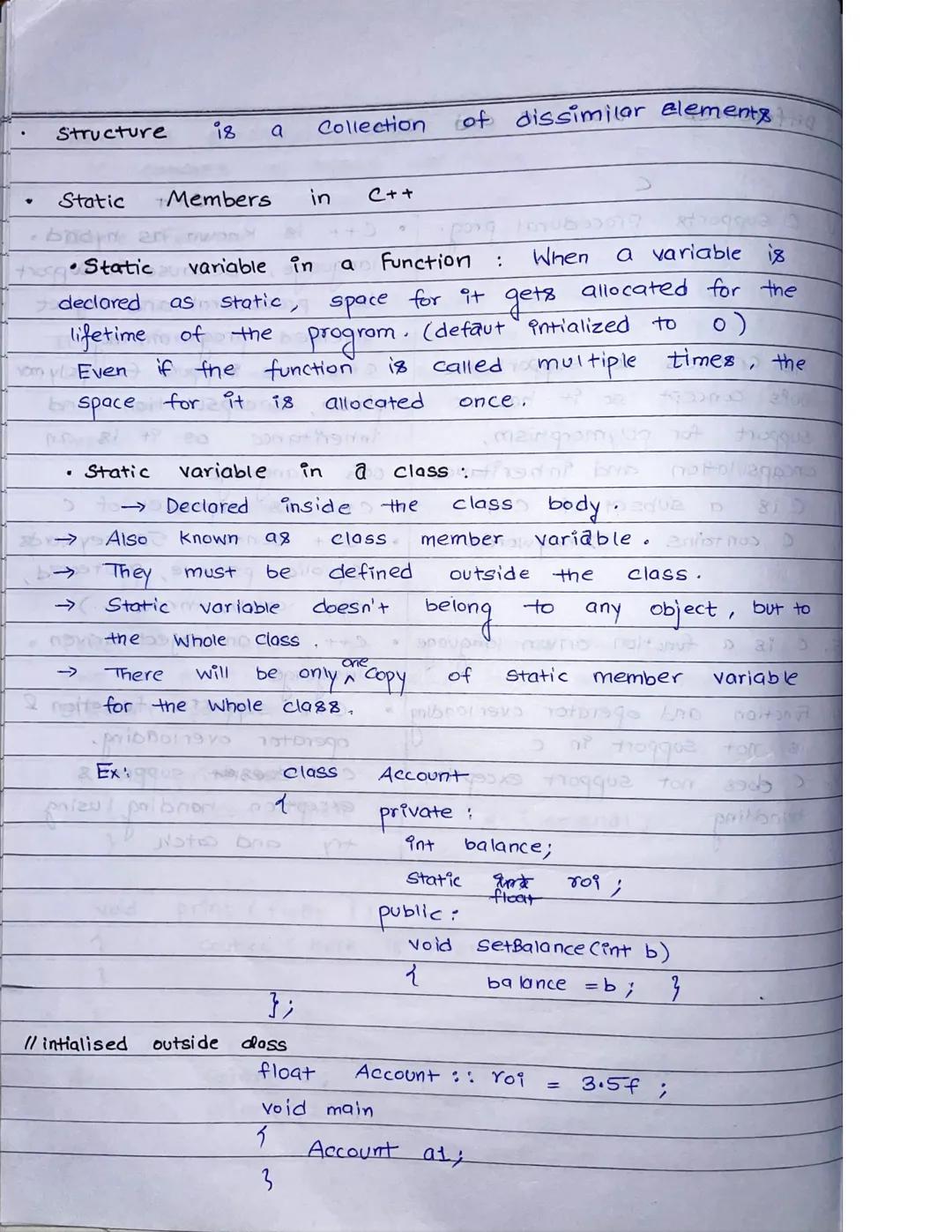 Object :
The main
them 80
aim of oop is to bind together the
and the functions that operate on
no other part of the code & can access
this f