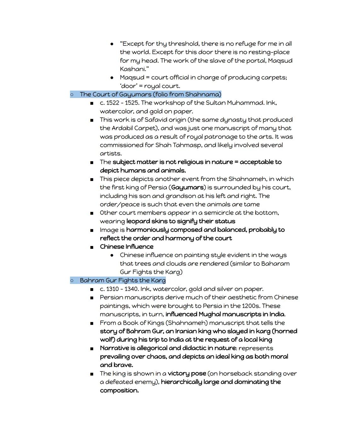 ## West and Central Asia:
- This region is typically regarded as the 'meeting place' of western and eastern cultures, having served as the