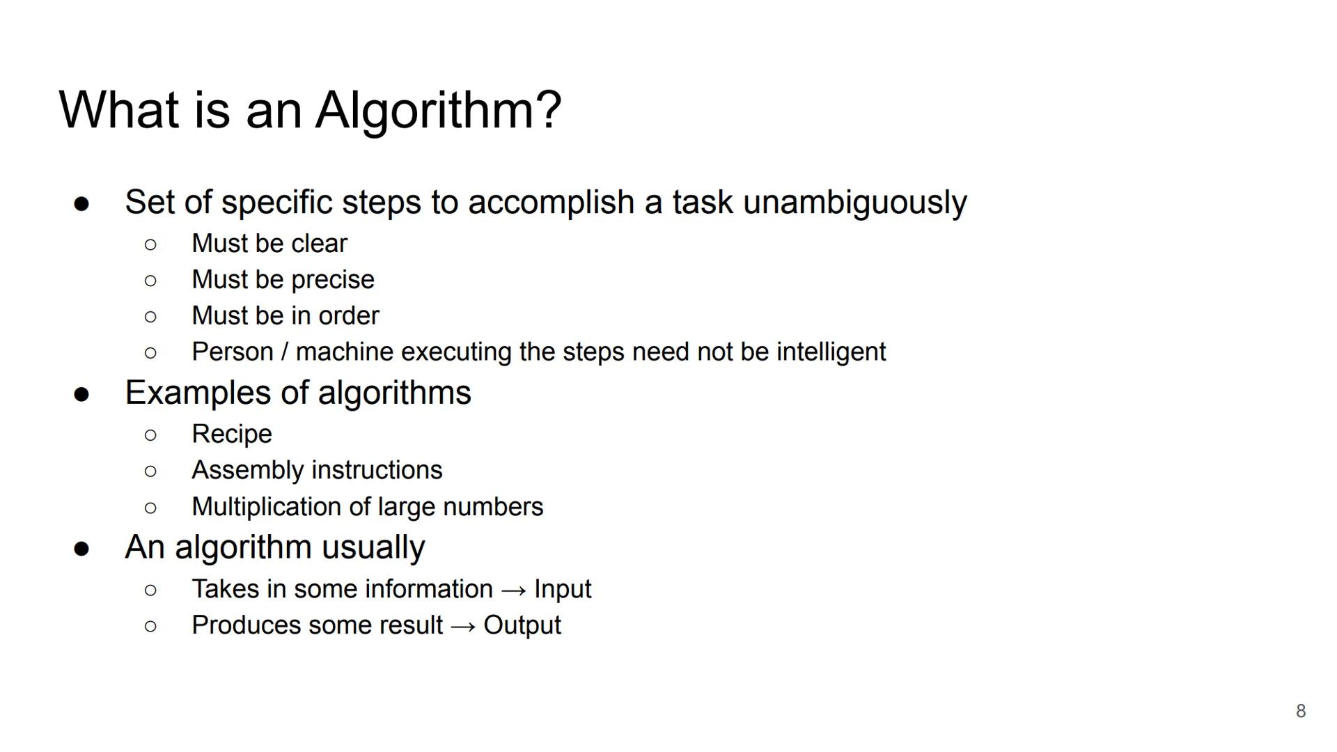 # Low Level vs. High Level Programming Languages
• Machine language
Ο 0's and 1's only
• Assembly language
Ο Difficult to read
Ο Longer