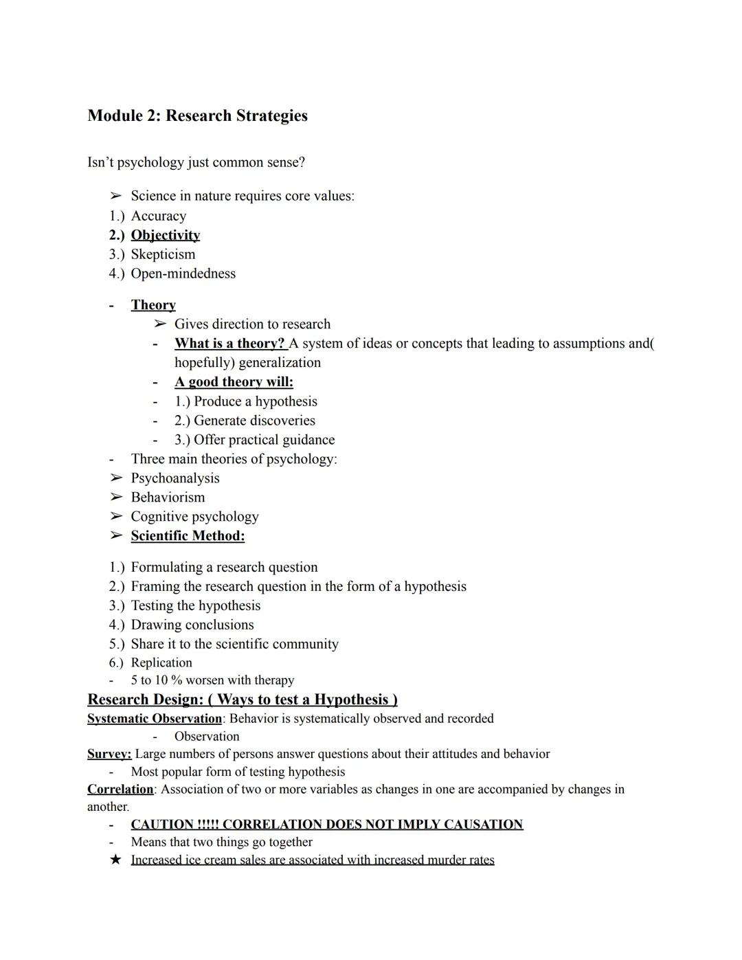 Introduction to Psychology
Unit 1.1→ Module 1: The history and scope of
psychology
What is psychology:
The Scientific study of
Mental proces