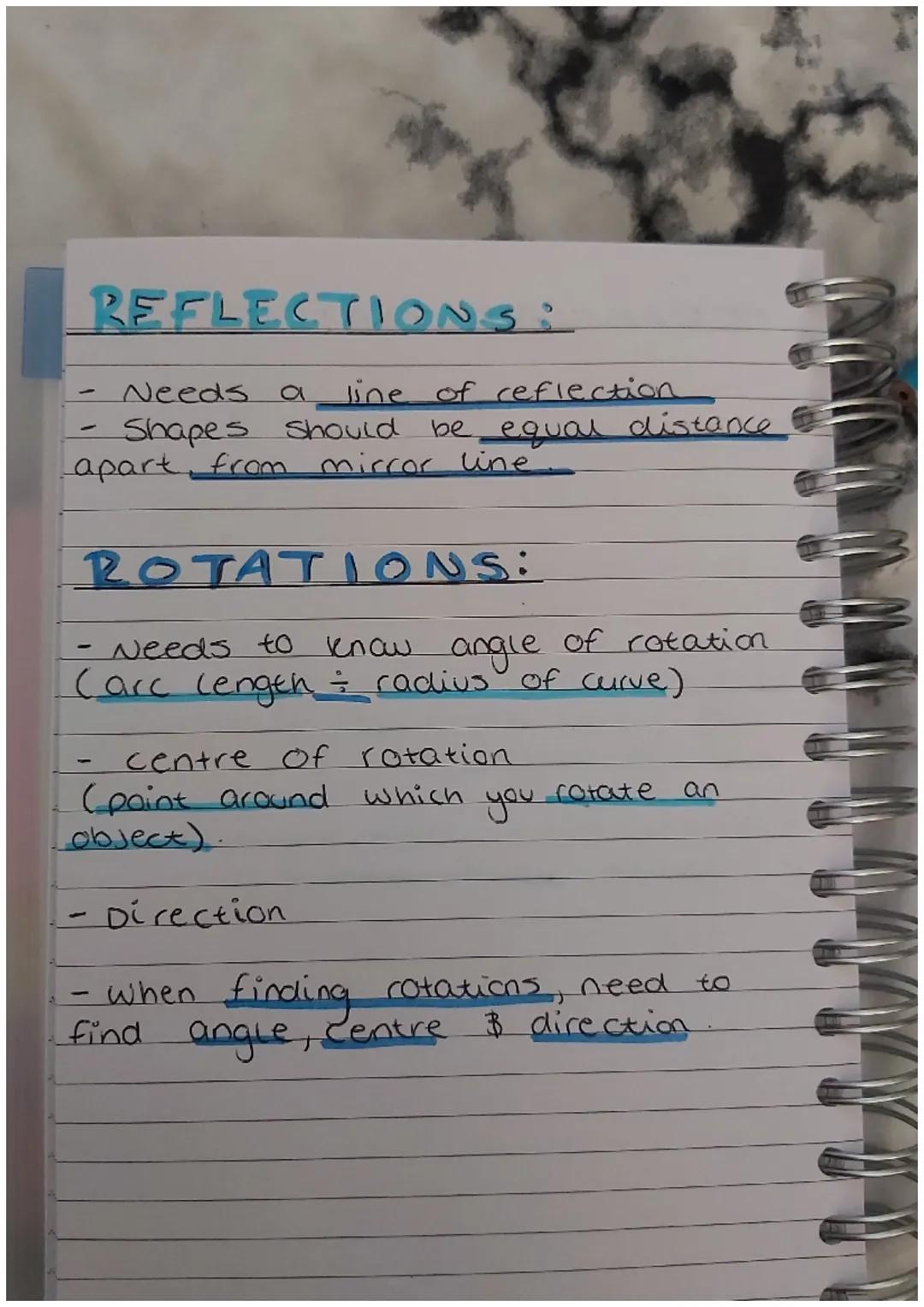 # TRANSLATIONS:
- moving a shape left or right,
up or down.
- use vectors to move shape.
- Does not change size, faces
Same way.
# Vectors: