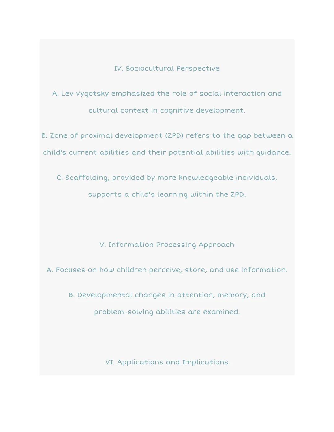 6.3 Cognitive Development in Childhood
COGNITIVE DEVELOPMENT
SENSORIMOTOR
BIRTH - 2 YEARS
PREOPERATIONAL
2-7 YEARS
W
CONCRETE
OPERATIONAL
7-