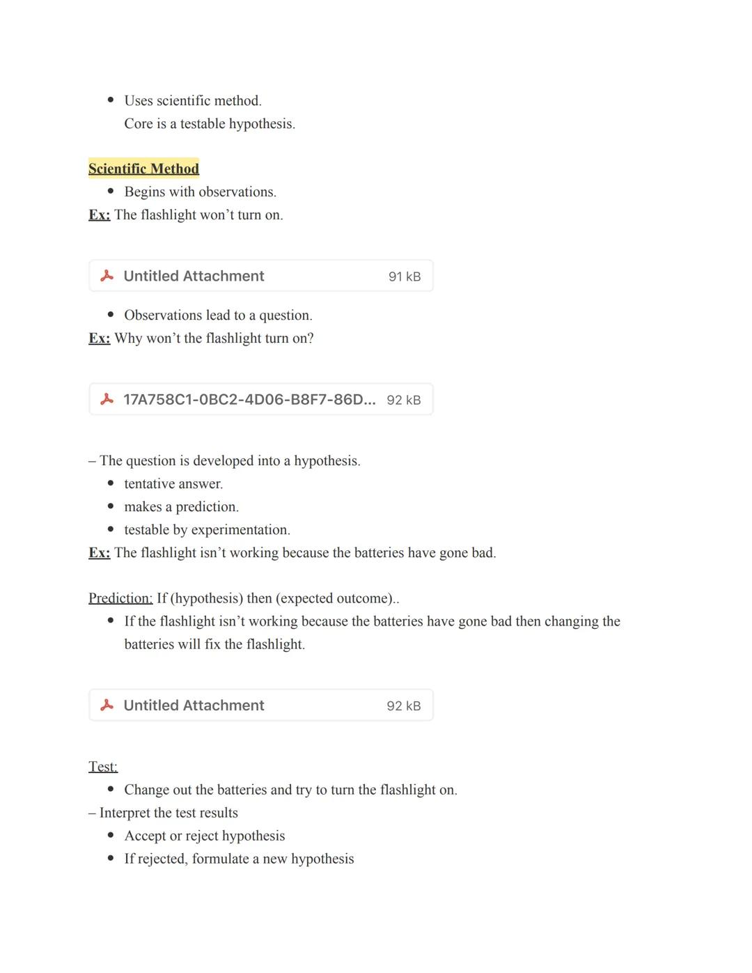 1: Scientific Method
Learning is the Focus.
1. What is Learning?
• Changes in the way you think, feel, and act.
2. Levels of Learning
Surfac