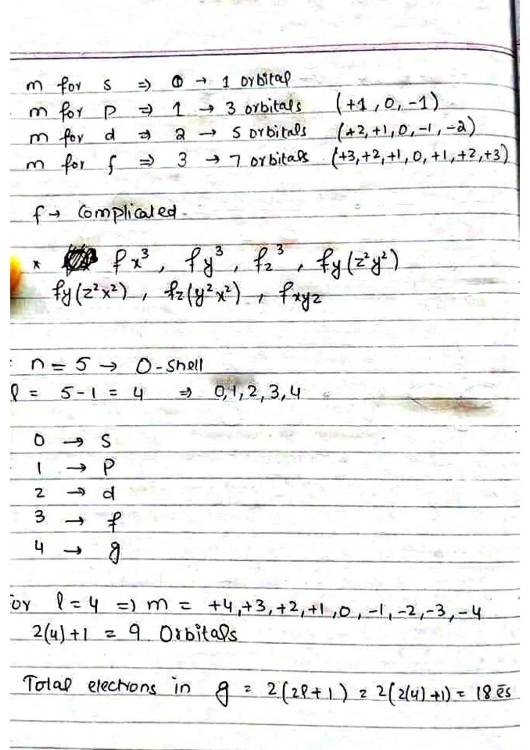 Quantum Numbers o
"Set of numerical values obtained from
with
Scherdanger equation, exception to spin Quantum
number that describes the det