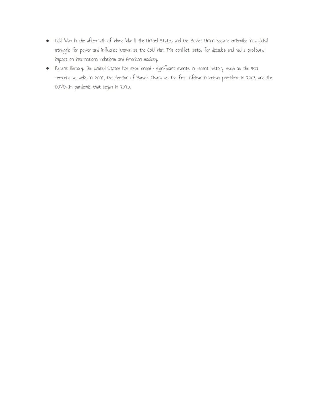 U.S. History Key Events:
- Colonial America: In the early 1600s, the British established 13 colonies in what is now the eastern United Stat