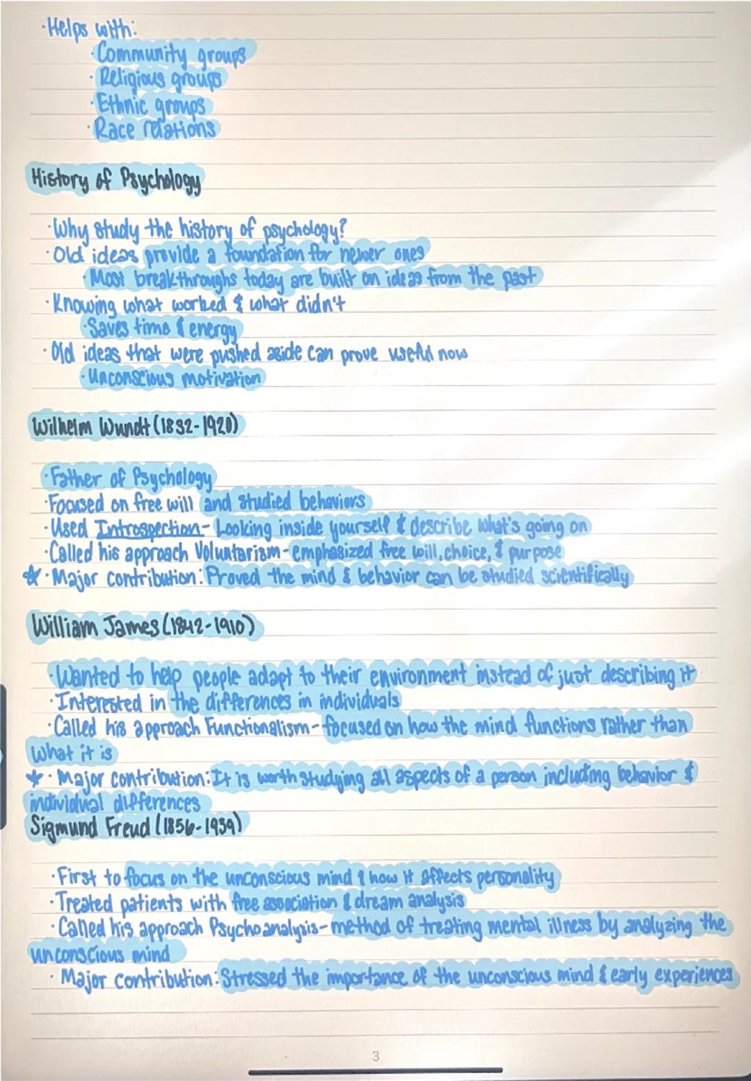 The world of Psychology
What is Psychology?
Psychology-The study of the mind & behavior
Behavior-Every measurable internal & external acti