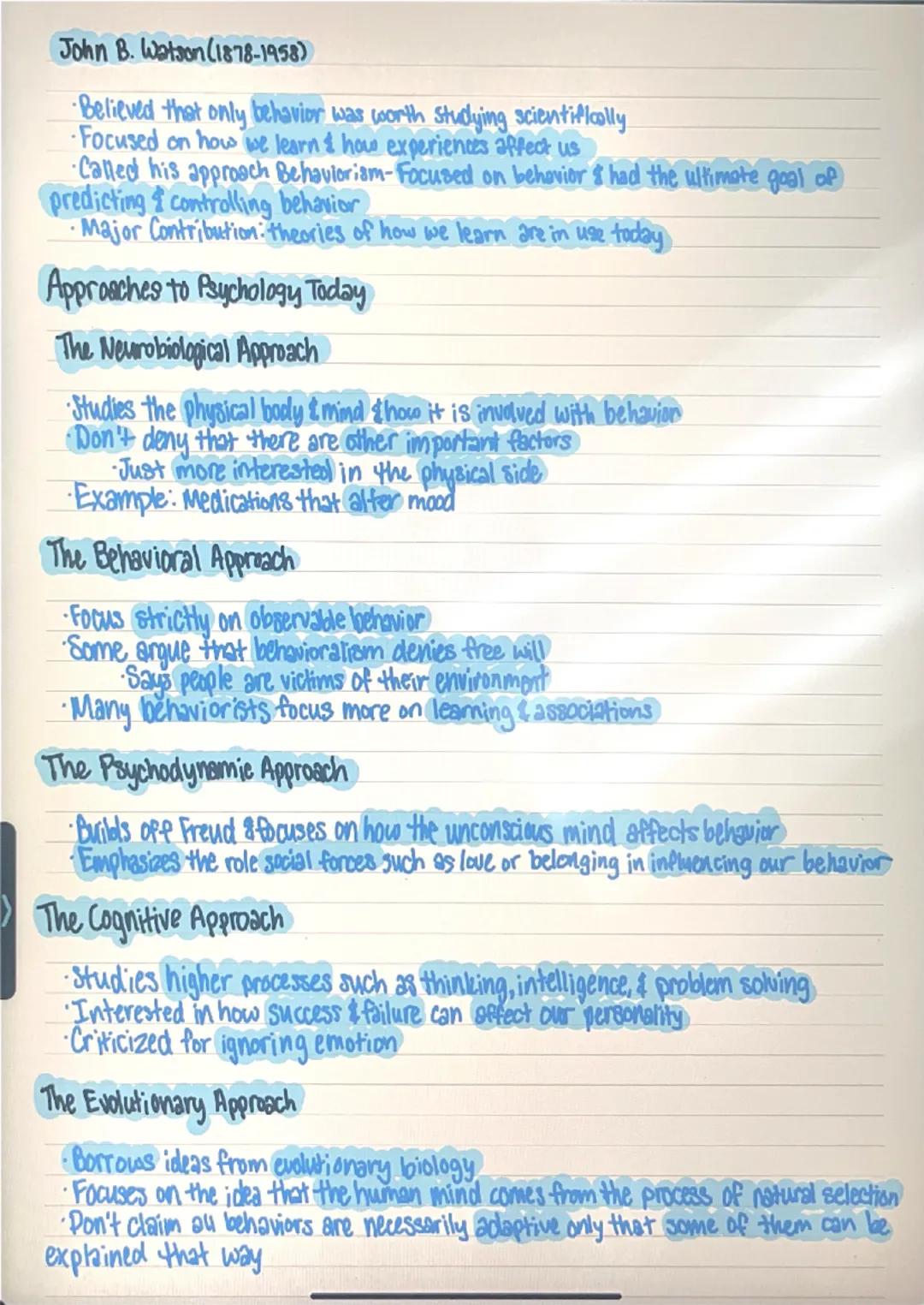 The world of Psychology
What is Psychology?
Psychology-The study of the mind & behavior
Behavior-Every measurable internal & external acti
