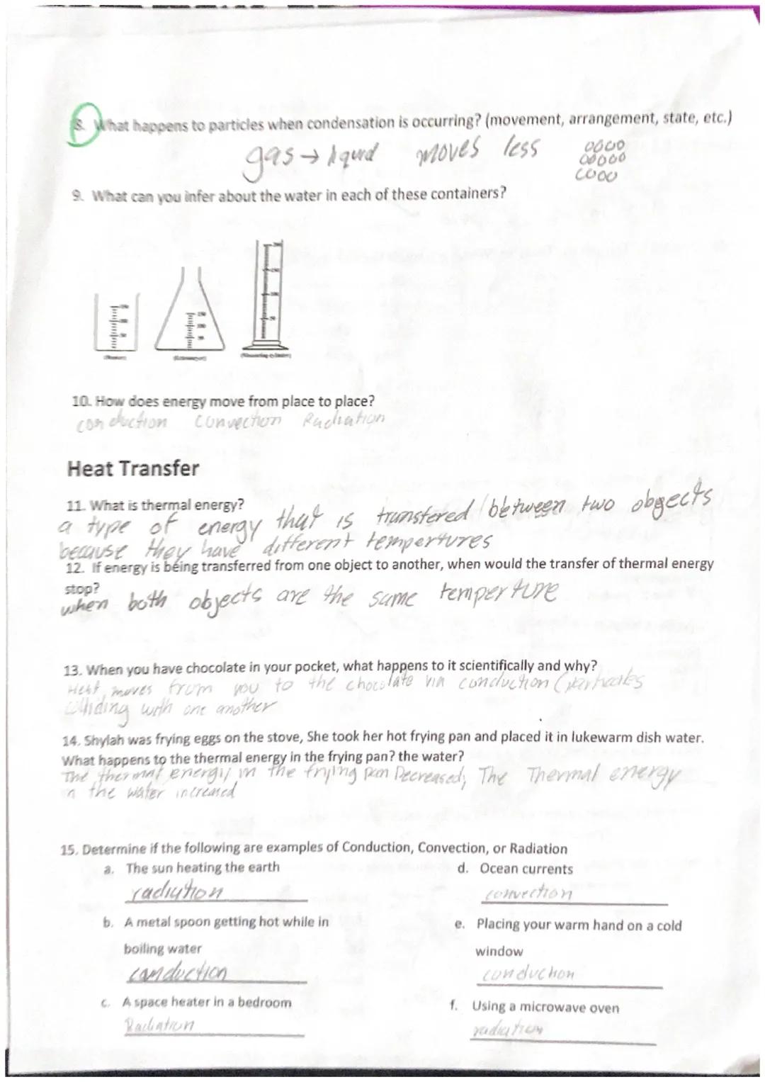 # States of Matter
1. What is matter?
anything that takes up space
2. Identify each of the states of matter. Which is a solid? Liquid? Gas