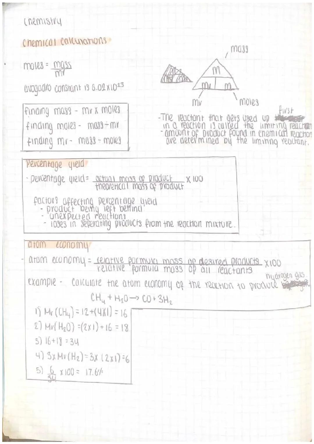 chemistry-chemical calculations