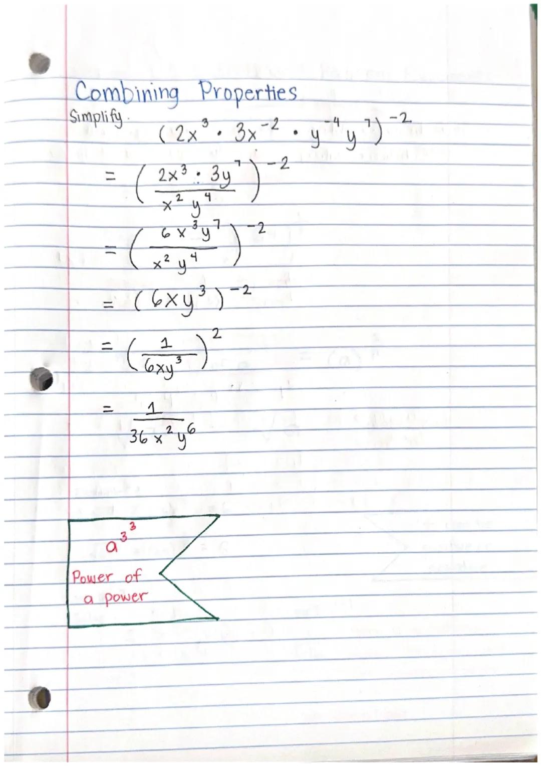 Math Course 2 Lesson: EXPONENTS
exponent
$3x^{5}$ variable
base
coefficient
5 times
$x^{5} = x \cdot x \cdot x \cdot x \cdot x$
โข Thre