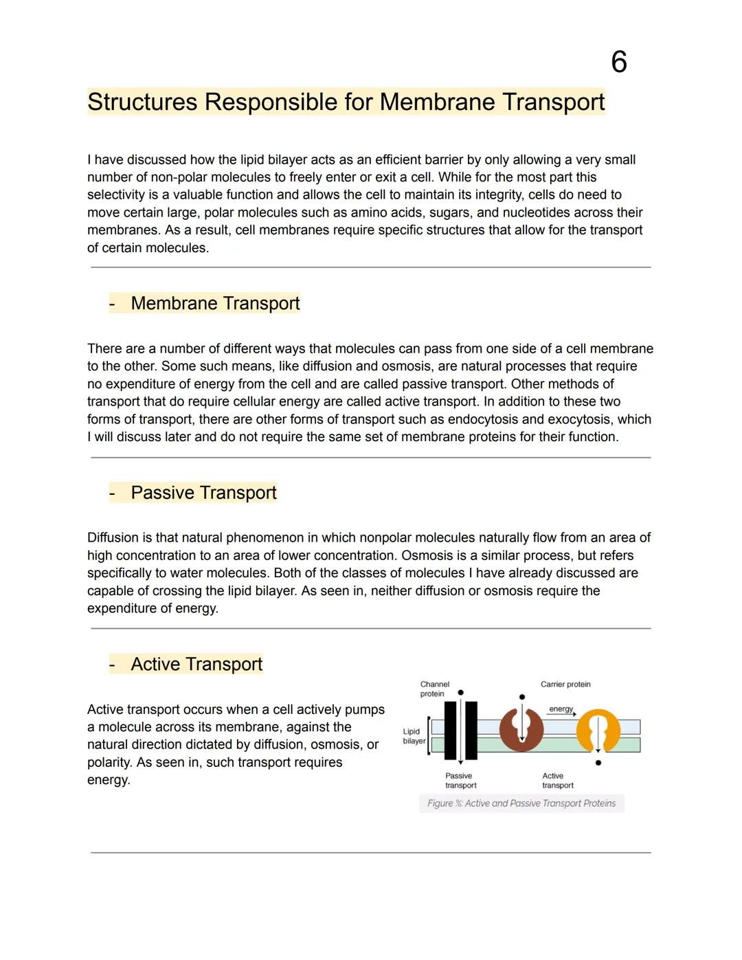 1
# Cell Membranes
- Important structures because they function as a barrier from the outside environment.
- Acts as a threshold which sel