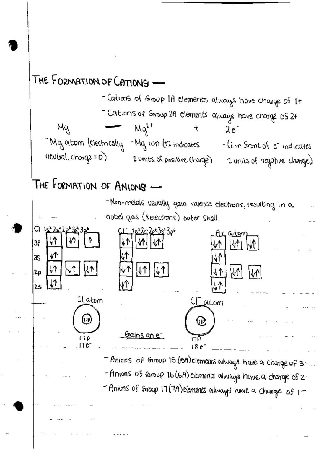 ・UNIT 4~
Chemistry
JONSI-
lons. are atoms or groups of atorms that have become charged by eitber..
gaining or losing electrons.
CATIONS:
