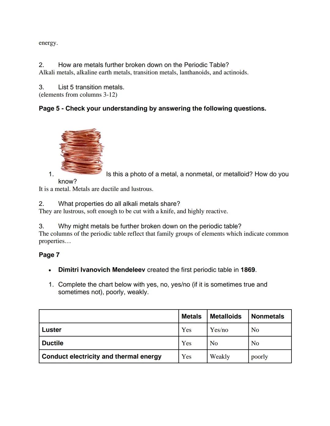 Unit 3 Lesson 2 Notes - Atomic Number
Printable Periodic Table
Complete the notes as you work through the lesson. You may use your notes on
