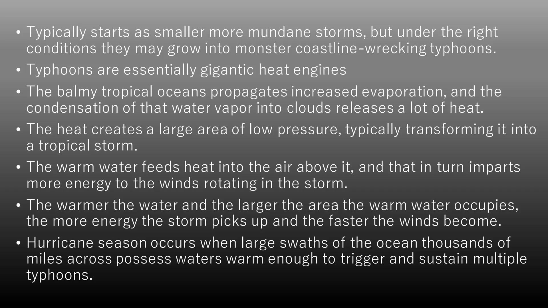 OOFIK NORA
MTSAT-FLOATER PATOP TP - NOV 2 17 10:52 UTC
The term typhoon refers to
a tropical, cyclonic storm.
that originates in western
Pac
