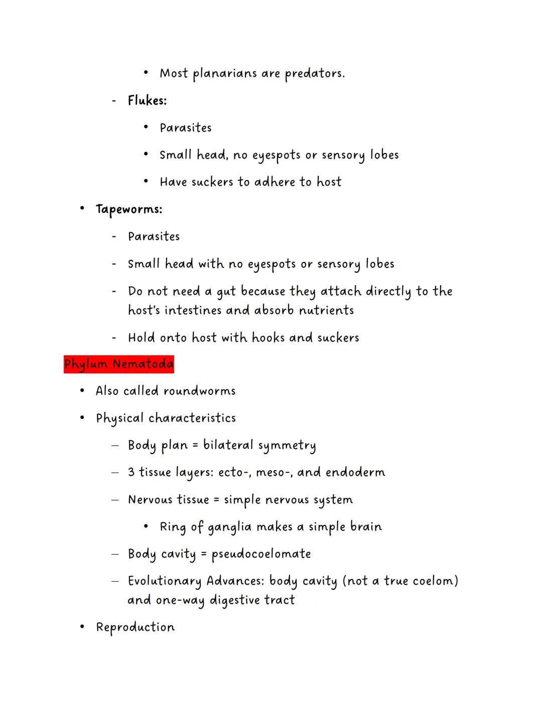 Phylum Porifera
Example: Sponges
Physical Characteristics
●
Invertebrates
Asymmetrical
No tissues
No coelom (acelomates)
Evolutionary Advanc
