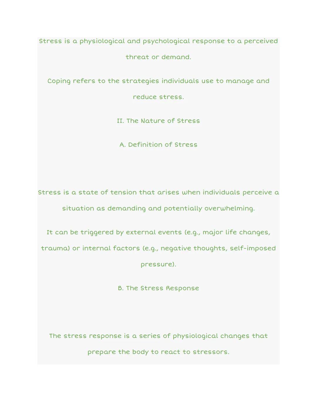 7.4 Stress and Coping
stress!
Positive
Release
The Cycle of Causality, Perspective, and Release
Stress
Continued
Consequence
Emotion
Causali