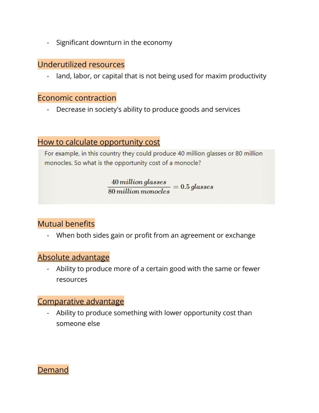 AP MACROECONOMICS 2023-2024
Unit 1 - Basic Economic Concepts
• Economics is the study of the production and exchange of goods
and services.