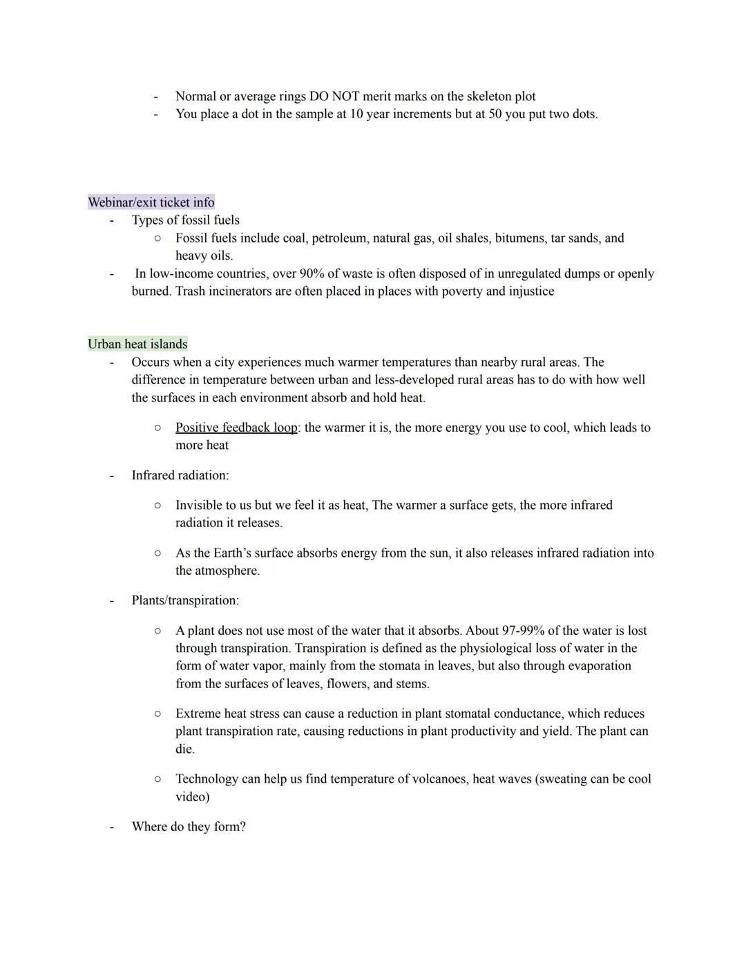 Climate graphs
Show how temperature and precipitation vary throughout the year for a particular place.
Precipitation (left/bars), Temperatur